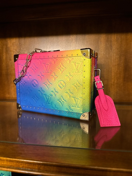Louis Vuitton Handbags - Louis Vuitton Rainbow Gradient Monogram Cluth Box Illusion Virgil Abloh